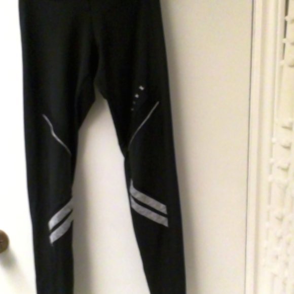 Black and Teal Leggings from Pink - Picture 2 of 2